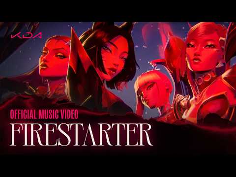 K/DA - FIRESTARTER ft. MIYEON and SOYEON of i-dle, Sophie Powers, Mimi Webb