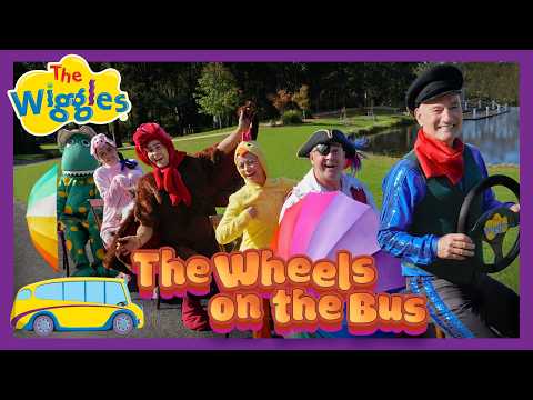 The Wheels on the Bus 🚌 Farm Animals 🐔 The Wiggles Nursery Rhyme for Kids
